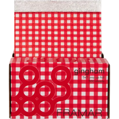 Framar Pop-Up Foil Gingham Red Framar Pop-Up Foil Gingham Red