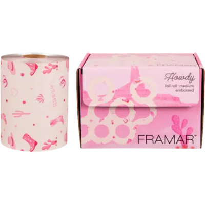 Framar Medium Foil Embossed Howdy Framar Medium Foil Embossed Howdy