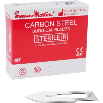 Swann-Morton Mesjes Steriel - 100st 36 Swann-Morton Mesjes Steriel - 100st 36