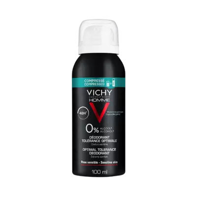 Vichy Jongens Deodorant Spray 48H Hypoallergeen, Alcoholvrij, Gevoelige Huid, 100ml Vichy Jongens Deodorant Spray 48H Hypoallergeen, Alcoholvrij, Gevoelige Huid, 100ml