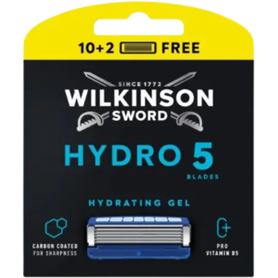 Wilkinson Hydro 5 Blades 10+2 stuks Wilkinson Hydro 5 Blades 10+2 stuks