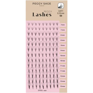 Peggy Sage Russian Volume Eyelash Extensions - Lash C - 0,10mm 5D 7 - 13mm Peggy Sage Russian Volume Eyelash Extensions - Lash C - 0,10mm 5D 7 - 13mm