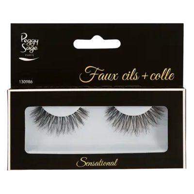 Peggy Sage False Eyelashes + Glue Sensational Peggy Sage False Eyelashes + Glue Sensational