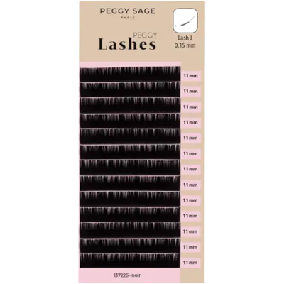 Peggy Sage Lash To Lash Eyelash Extensions - Lash J - 0,15mm 11mm Peggy Sage Lash To Lash Eyelash Extensions - Lash J - 0,15mm 11mm