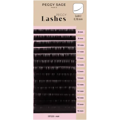 Peggy Sage Lash To Lash Eyelash Extensions - Lash J - 0,18mm 8 - 16mm Peggy Sage Lash To Lash Eyelash Extensions - Lash J - 0,18mm 8 - 16mm