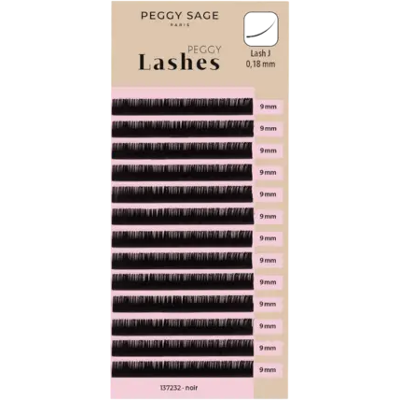Peggy Sage Lash To Lash Eyelash Extensions - Lash J - 0,18mm 9mm Peggy Sage Lash To Lash Eyelash Extensions - Lash J - 0,18mm 9mm