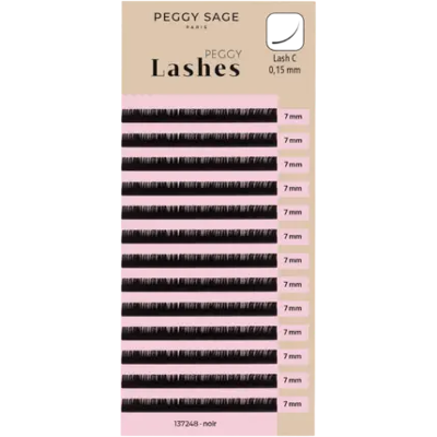 Peggy Sage Lash To Lash Eyelash Extensions - Lash C - 0,15mm 7mm Peggy Sage Lash To Lash Eyelash Extensions - Lash C - 0,15mm 7mm