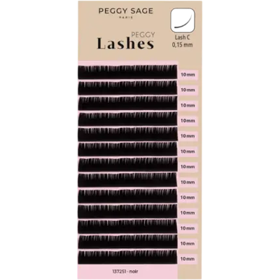 Peggy Sage Lash To Lash Eyelash Extensions - Lash C - 0,15mm 10mm Peggy Sage Lash To Lash Eyelash Extensions - Lash C - 0,15mm 10mm