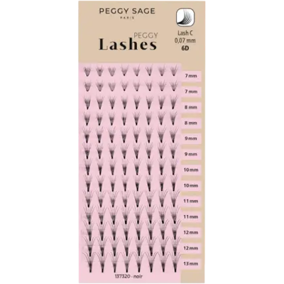 Peggy Sage Russian Volume Eyelash Extensions - Lash C - 0,07mm 6D 7 - 13mm Peggy Sage Russian Volume Eyelash Extensions - Lash C - 0,07mm 6D 7 - 13mm