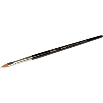 Sibel Acrylic Nail Brush Oval Standard Sibel Acrylic Nail Brush Oval Standard