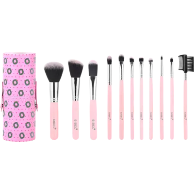 Sibel Cosmetic Brush Set 11pcs Pink Flamingo Sibel Cosmetic Brush Set 11pcs Pink Flamingo