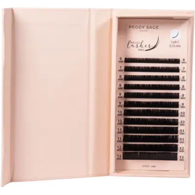 Peggy Sage Lash To Lash Ellipse Flat - C - 6 to 13 mm 0,15 mm Peggy Sage Lash To Lash Ellipse Flat - C - 6 to 13 mm 0,15 mm
