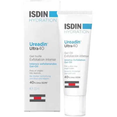 Isdin Ureadin Ultra40 Gel-olie - Intensieve exfoliatie huidverzorging Isdin Ureadin Ultra40 Gel-olie - Intensieve exfoliatie huidverzorging