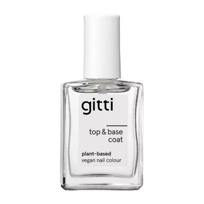 gitti Plantaardige Top & Base Coat 15ml - Nagellak gitti Plantaardige Top & Base Coat 15ml - Nagellak