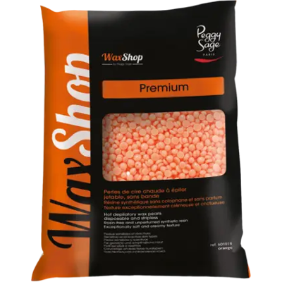 Peggy Sage Hot Depilatory Wax Pearls - Disposable And Stripless - 800gr Orange Premium Peggy Sage Hot Depilatory Wax Pearls - Disposable And Stripless - 800gr Orange Premium