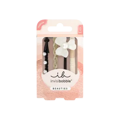 Invisibobble Beauties Flower Pearl Elegante haarbandjes 4 st., Flower Pearl - Haarbandjes Invisibobble Beauties Flower Pearl Elegante haarbandjes 4 st., Flower Pearl - Haarbandjes