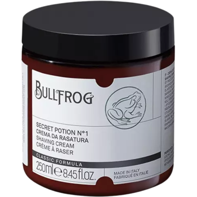 BULLFROG - Secret Potion N.1 - 250ml - Mannen - Shaving Cream BULLFROG - Secret Potion N.1 - 250ml - Mannen - Shaving Cream