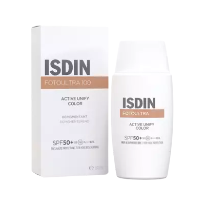 Isdin Active Unify Color SPF 50+ Getinte Zonnebrandcrème Isdin Active Unify Color SPF 50+ Getinte Zonnebrandcrème