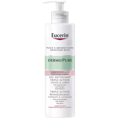 Eucerin DermoPure Gezichts- en lichaamsreinigingsgel - Acnebehandeling Eucerin DermoPure Gezichts- en lichaamsreinigingsgel - Acnebehandeling