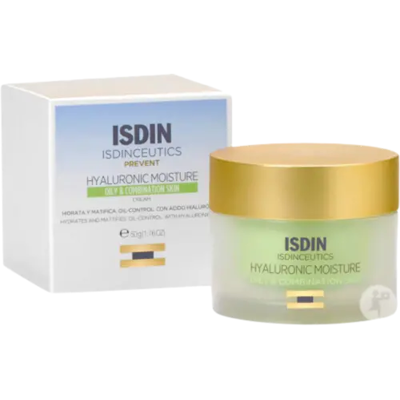 Isdin Hyaluronic Moisture voor Vette & Gemengde Huid - Dagcrème Isdin Hyaluronic Moisture voor Vette & Gemengde Huid - Dagcrème