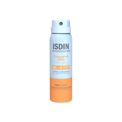 Isdin Nat Spray SPF50+ Transparant - Zonbescherming Isdin Nat Spray SPF50+ Transparant - Zonbescherming