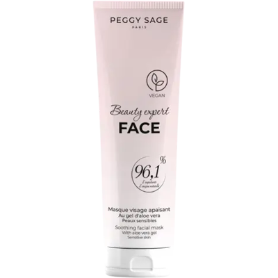 Peggy Sage Beauty Expert Face Soothing Facial Mask – With Aloe Vera GelFor Sensitive Skin 100ml Peggy Sage Beauty Expert Face Soothing Facial Mask – With Aloe Vera GelFor Sensitive Skin 100ml