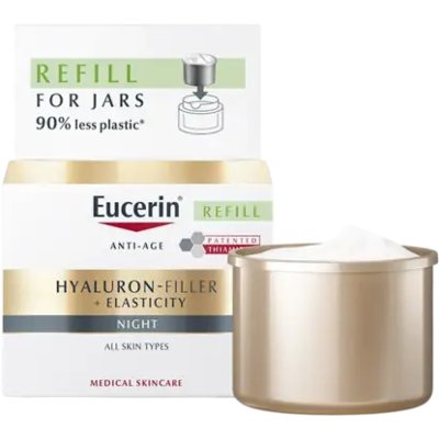 Eucerin Hyaluron-Filler + Elasticity Nachtcrème Navulling 50ml Eucerin Hyaluron-Filler + Elasticity Nachtcrème Navulling 50ml