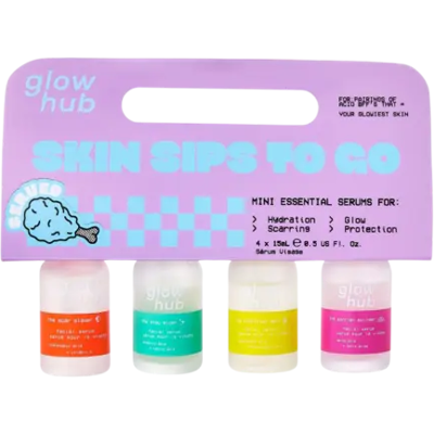 Glow Hub Skin Sips To Go Giftset Glow Hub Skin Sips To Go Giftset