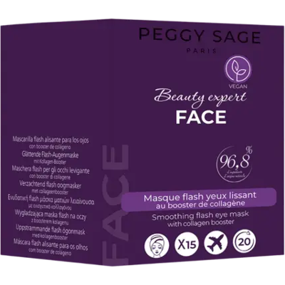 Peggy Sage Beauty Expert Face Softening Eye Mask 15pcs - display Peggy Sage Beauty Expert Face Softening Eye Mask 15pcs - display