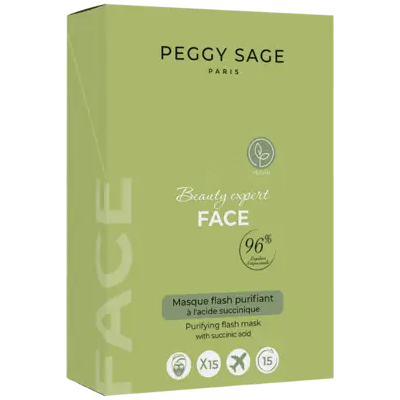 Peggy Sage Beauty Expert Face Purifying Flash Mask 15pcs - display Peggy Sage Beauty Expert Face Purifying Flash Mask 15pcs - display