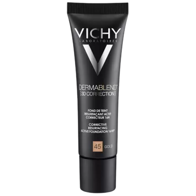 Vichy Dermablend 3D Correctie Foundation Goud SPF 25 16U - Vette Huid Vichy Dermablend 3D Correctie Foundation Goud SPF 25 16U - Vette Huid