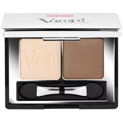 PUPA Milano Vamp! Compact Duo Eyeshadow 005 - Milk Chocolate PUPA Milano Vamp! Compact Duo Eyeshadow 005 - Milk Chocolate