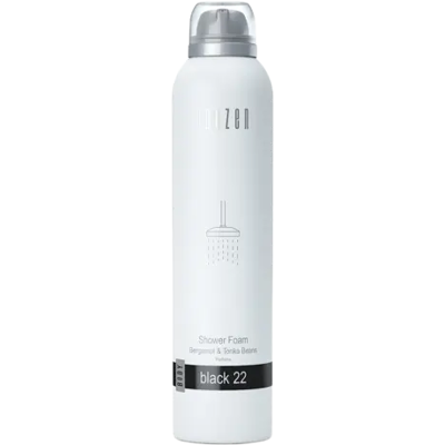 Janzen Black 22 Douche Foam - Stressverlichting, Langdurig, Dierenproefvrij Janzen Black 22 Douche Foam - Stressverlichting, Langdurig, Dierenproefvrij