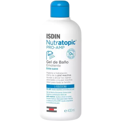 Isdin Nutratopic Pro-AMP Verzachtende Douchegel - Huidverzorging Isdin Nutratopic Pro-AMP Verzachtende Douchegel - Huidverzorging