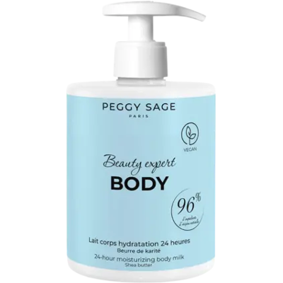 Peggy Sage Beauty Expert Body 24-Hour Moisturizing Body Milk – With Shea Butter 500ml Peggy Sage Beauty Expert Body 24-Hour Moisturizing Body Milk – With Shea Butter 500ml