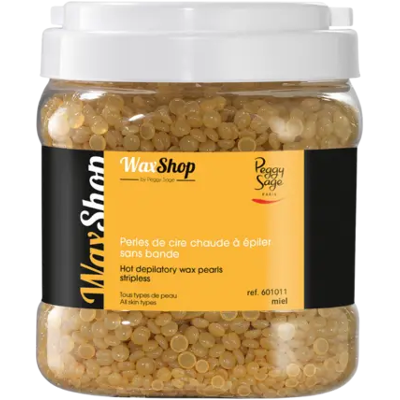 Peggy Sage Hot Depilatory Wax Pearls - 1kg Miel Peggy Sage Hot Depilatory Wax Pearls - 1kg Miel