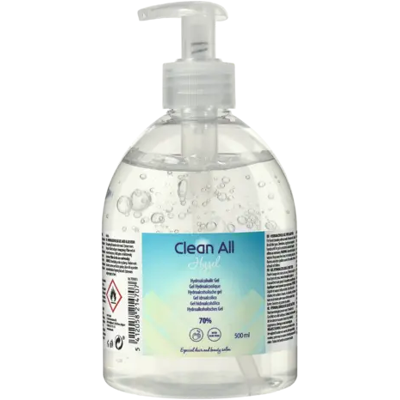 Sibel Clean All Hand Sanitiser Hydroalcoholic 500ml Sibel Clean All Hand Sanitiser Hydroalcoholic 500ml