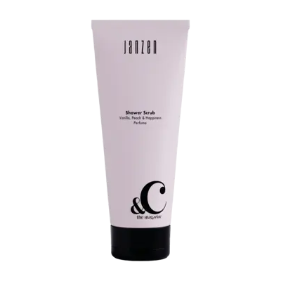 JANZEN Shower Scrub 200ml &C Vanilla, Peach & Happiness JANZEN Shower Scrub 200ml &C Vanilla, Peach & Happiness
