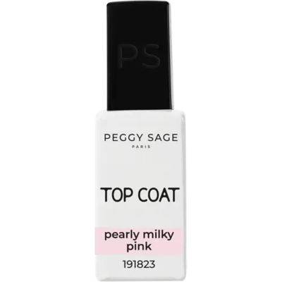 Peggy Sage Top Coat Finish 11ml Pearly Milky pink Peggy Sage Top Coat Finish 11ml Pearly Milky pink