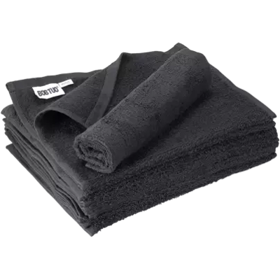 Sibel Bob Tuo Cotton Towel Mini 28x45cm -12st Black Sibel Bob Tuo Cotton Towel Mini 28x45cm -12st Black