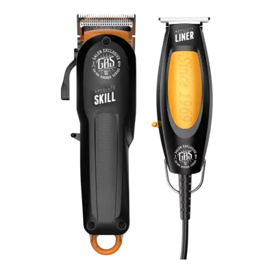 GAMA - ABSOLUTE LINER - 0.3 mm - nero/arancione - Baardtrimmer GAMA - ABSOLUTE LINER - 0.3 mm - nero/arancione - Baardtrimmer