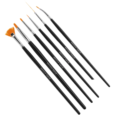 Peggy Sage Nail Art Penselen Set 6pcs Peggy Sage Nail Art Penselen Set 6pcs