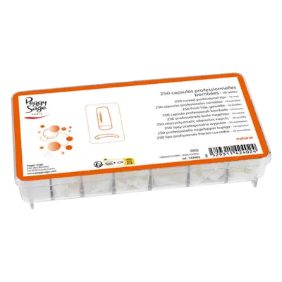 Peggy Sage Curved Professional Tips 250pcs Peggy Sage Curved Professional Tips 250pcs
