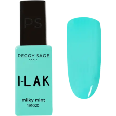 Peggy Sage I-Lak Semi-Permanent Nail Lacquer 11ml Milky Mint Peggy Sage I-Lak Semi-Permanent Nail Lacquer 11ml Milky Mint