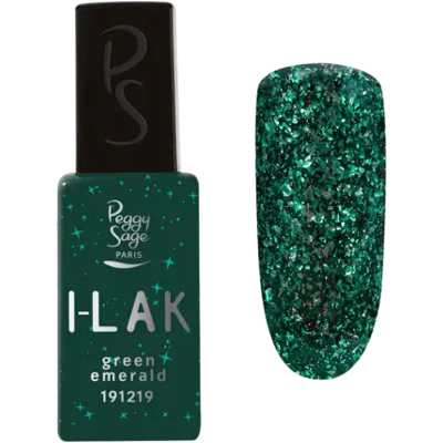 Peggy Sage I-Lak Semi-Permanent Nail Lacquer 11ml Green Emerald Peggy Sage I-Lak Semi-Permanent Nail Lacquer 11ml Green Emerald