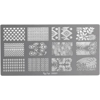 Peggy Sage Stamping Plate Florals Peggy Sage Stamping Plate Florals