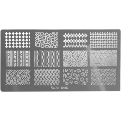 Peggy Sage Nail Art Stamping Plate Geometric Patterns Peggy Sage Nail Art Stamping Plate Geometric Patterns