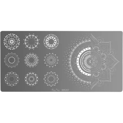 Peggy Sage Nail Art Stamping Plate Circles Peggy Sage Nail Art Stamping Plate Circles