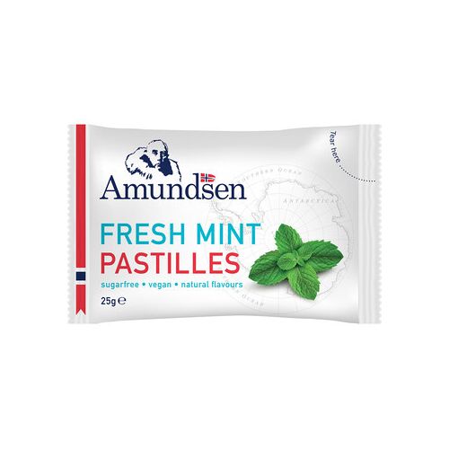 Amundsen - Pastilles Fresh Mint 25 Gram 24 Stuks