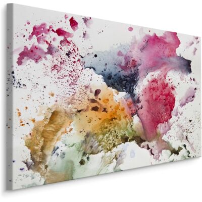 Karo-art Schilderij -abstractie aquarel, 4 maten, hoge kwaliteit canvas scherp geprijsd 70x50cm Karo-art Schilderij -abstractie aquarel, 4 maten, hoge kwaliteit canvas scherp geprijsd 70x50cm